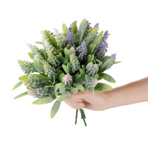 2021Manufacturer green plant wholesale decoration wedding simulation flower Duoluo fruit with grass