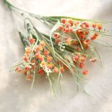 Manufacturer small fresh grass foreign trade simulation flower wholesale pastoral wedding family decoration small hanging clock