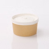 Wholesale Factory price custom print disposable hot paper soup bowls cups