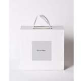 Gift Box Custom Logo Cookie Macarons Cardboard Luxury Wedding Gift Paper With Handle Hair Packaging Box