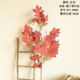 2021Manufacturers wholesale wedding simulation flower home decoration cross border acorn leaf branches