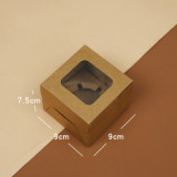 Wholesale Paper Cake Package Box With Window Wedding Cookie Box Kid Gift Box