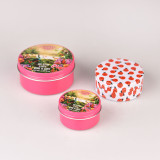 New Promotion aluminum jars aluminum custom made size small rose gold roundaluminium jar 100 ml
