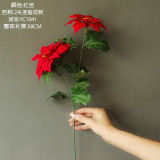 2021Factory simulation flower green plant crafts decoration wedding wholesale Christmas flowers