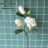 2021Manufacturer's imitation flower home decoration hand held flower rose wall wedding Magnolia