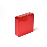 Custom  Print Embossing Logo Chocolate Tin Box Package Big Square Tin Box