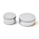 New style metal custom printed gift tin box sliver custom size shape candy tin box