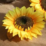 Simulation flower decoration wedding handhold flower road guide flower wholesale sunflower head