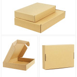Shipping Boxes Custom Logo Folding Carton Shoe Box Corrugated Box Gift Wig Packaging