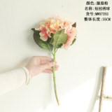 Wholesale simulation flower export wedding road home decoration artificial flower home decoration short branch Hydrangea