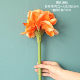 Imitation flower manufacturer fake flower wedding decorations ins wind cross border green plant wholesale Zhuding red