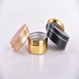 wholesale aluminum can colorful 2oz 8oz 12oz empty round sliver  tin jar with lid