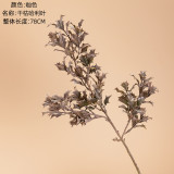 Wholesale simulation flower manufacturer green plant wholesale wedding decoration dry Halley leaves