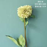2021Cross border decoration manufacturer simulation flower green plant wholesale Weisi Dahlia