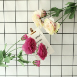 Manufacturers wholesale simulation flower foreign trade home decoration wedding holding flowers 4 head of flower