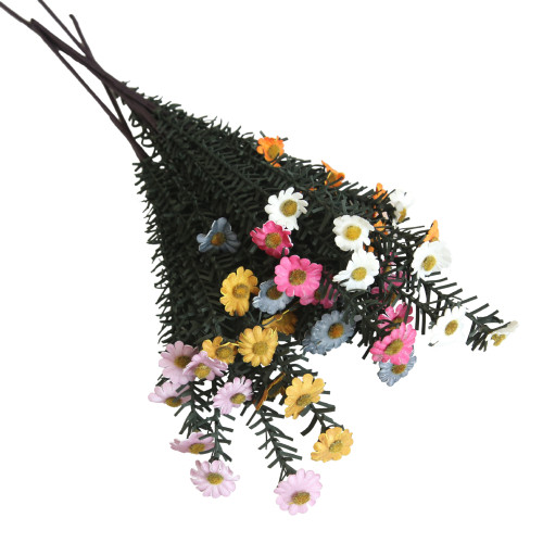 2021Imitation flower family decoration wedding holding flower road leading flower wall PE small daisy
