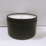 custom colorful matte seamless empty aluminum rose gold candle tins 8oz storage wax aluminum jars large round metal tins