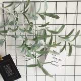 2021Olive leaf willow leaf imitation flower manufacturer family decoration wedding holding flower wall plant