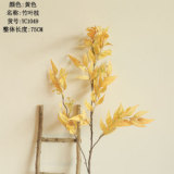 2021Home wedding decoration hand held flower imitation flower rose wall bamboo leaf branch