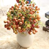 2021Wholesale simulation flower export harvest fruit berry with grass with flowers artificial flowers