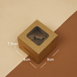 Wholesale Paper Cake Package Box With Window Wedding Cookie Box Kid Gift Box