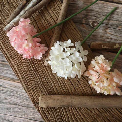 2021Simulated flower plant wall wedding handhold flower family background flower wall photography set Hydrangea
