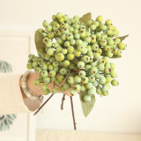 Combined cross border simulation flower manufacturer family decoration wedding green bean branch Berry
