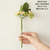 2021 christmas wholesale berry imitation flower wedding home decoration foreign trade bean branch