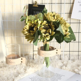 2021European imitation flower manufacturer family decoration wedding holding wall plant wall sunflower