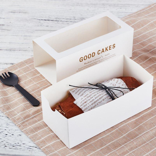 Wholesale Cake Box With Window Sweet Food Candy Cookie Paper Box Sushi Paper Box