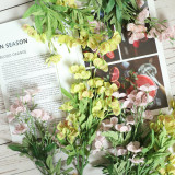 Imitation flower manufacturer family decoration wedding holding flowers road leading flower wall plant wall dancing orchid