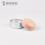 50ml Customized Personal Care Aluminum Cosmetic Use Custom Round Spice Small Mint Metal Lip Balm Tin