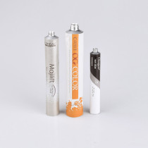 Small mini aluminum collapsible tubes cosmetic