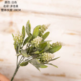 2021Manufacturer green plant wholesale decoration wedding simulation flower Duoluo fruit with grass