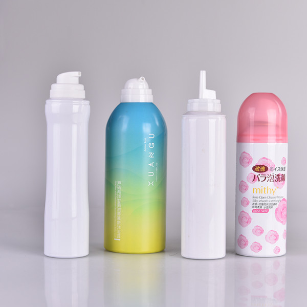 empty aerosol can Moisturized with cover mousse body wash Deodorant bottle 120ml 150ml 200ml aerosol valve actuators