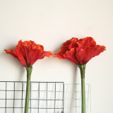 And hoof lotus simulation flower manufacturer family decoration wedding holding flower road leading flower Zhuding red