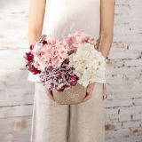Imitation flower manufacturer home decoration cross-border wedding artificial snow spraying Christmas Hydrangea