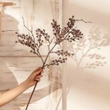 2021Home decoration simulation flower manufacturer cross border wedding wholesale dried winter green fruit