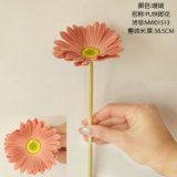 2021Manufacturer's home decoration artificial flower wholesale simulation flower cross border gerbera flower