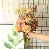 2021China simulation flower wholesale home decoration rose dry bouquet