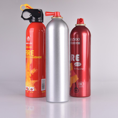 Quick shipment aluminum aerosol can fire extinguisher with cover 250ml 440ml maquina manual de llenado de liquido para aerosol
