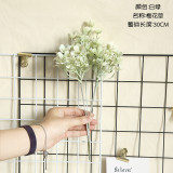 Simulated flower manufacturer's family decoration wedding holding flowers road guiding wall plum flowers and grass