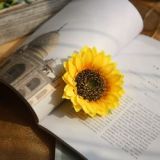 Simulation flower decoration wedding handhold flower road guide flower wholesale sunflower head