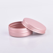 Shining New Coming sale aluminum canister jar custom size High Quality 8oz round aluminum can tin candle jars