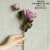 Manufacturers wholesale simulated flowers and green plants wedding decorations cross border fake flowers and dry burned lilacs