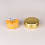 High Quality scented candle in a round can 8oz aluminum cans candles you can put logo on Wholesale from China