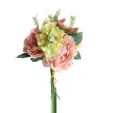 Manufacturer wholesale hand held flower simulation flower foreign trade family decoration wedding Milan peony Hydrangea bundle