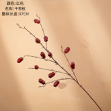 Manufacturer wholesale wedding decoration simulation flower cross border green plant artificial jujube branch