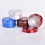 customizable empty aluminium pot jars tin can container 2oz 4oz 5oz 8oz Aluminum jar for candle oil