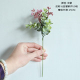 2021Home decoration wedding handhold flower of flower rice seed fruit imitation flower manufacturer Eucalyptus